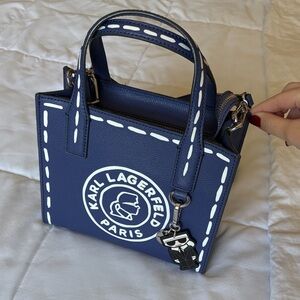 Karl Lagerfeld Paris Nouveau Logo Mini Tote